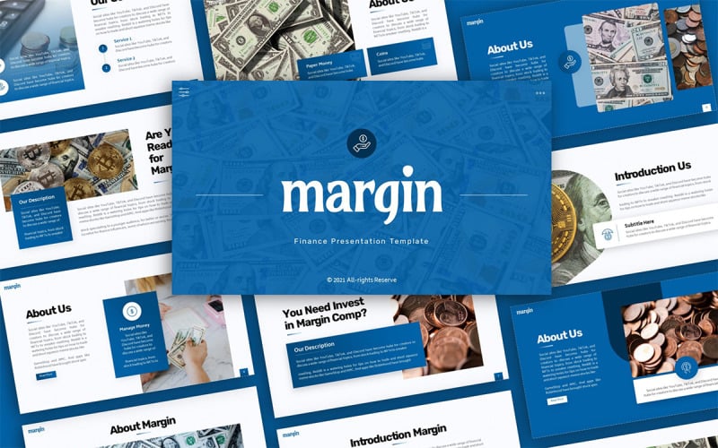 margin finance multipurpose powerpoint presentation template original