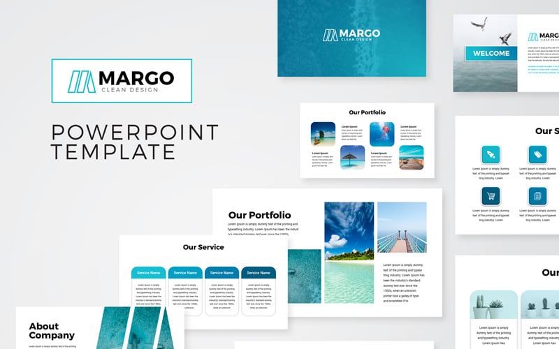 margo modern presentation powerpoint template original