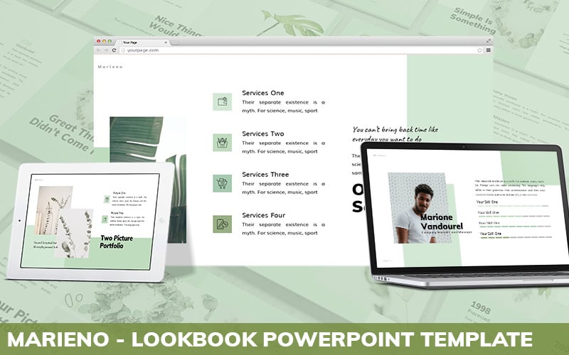 marieno lookbook powerpoint template original