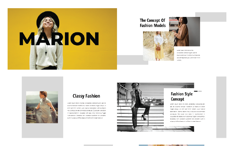 marion fashion powerpoint template original