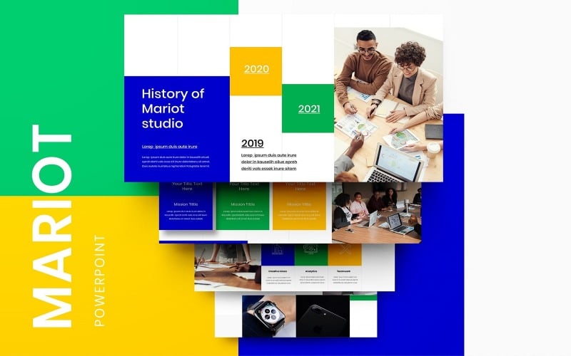 mariot busines powerpoint template original