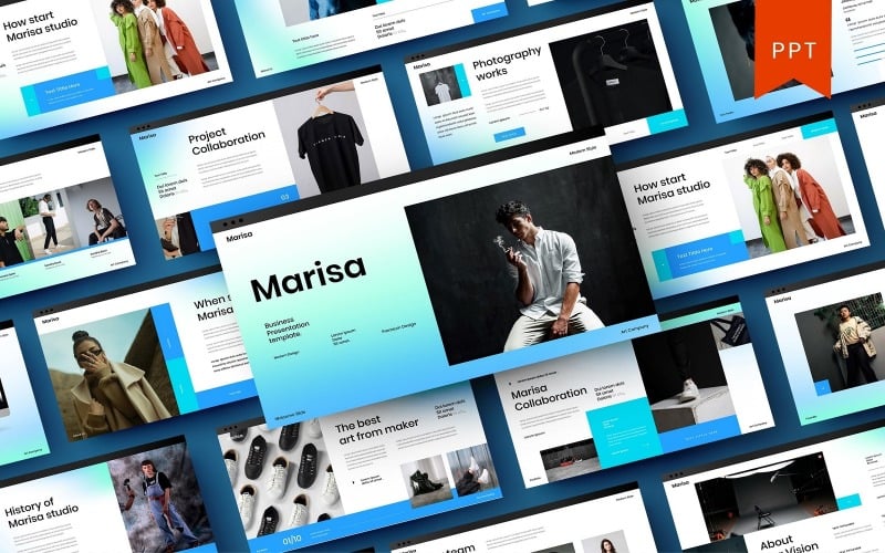 marisa business powerpoint template original