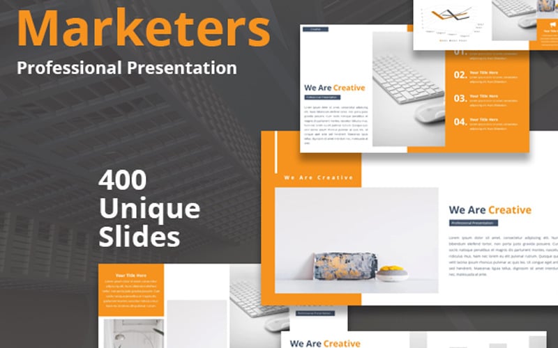 marketers powerpoint template original