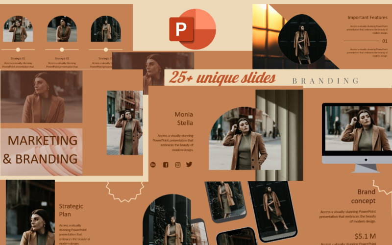 marketing amp branding powerpoint template original