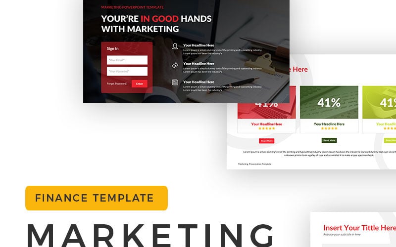 marketing business powerpoint template original