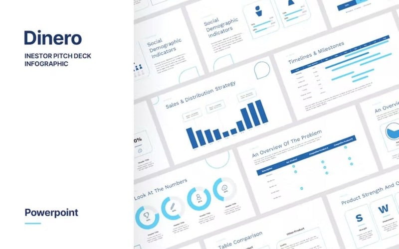 marketing pitch infographic powerpoint template original