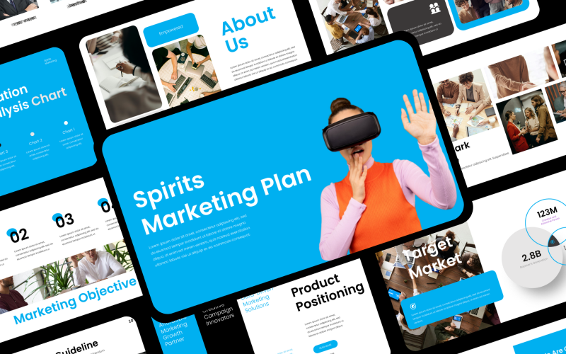 marketing plan business presentation powerpoint original
