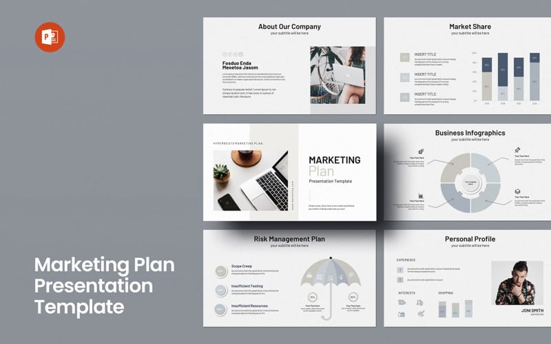 marketing plan layout template original