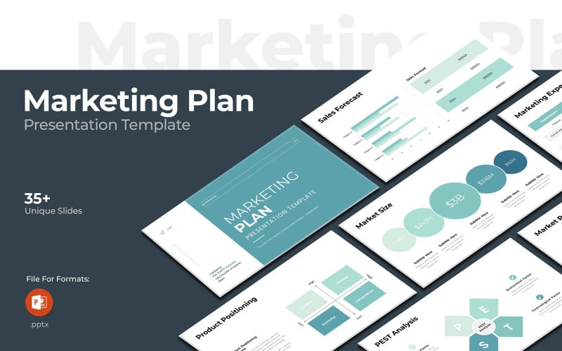 marketing plan powerpoint layout original