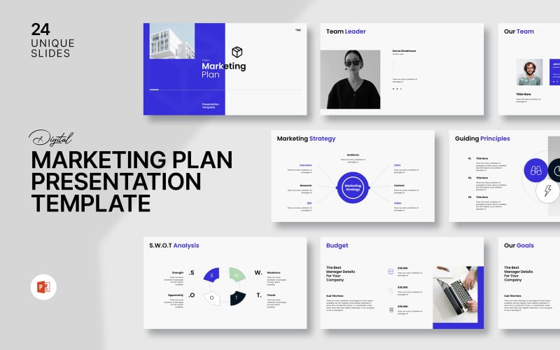 marketing plan powerpoint template design original