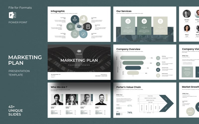 marketing plan presentation template original