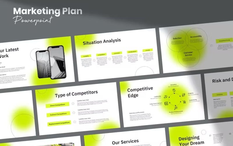 marketing plan template powerpoint original