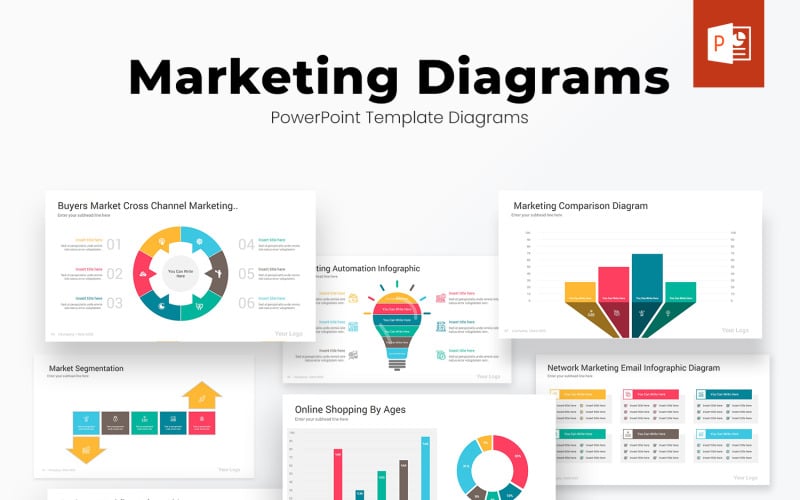 marketing powerpoint diagrams template original