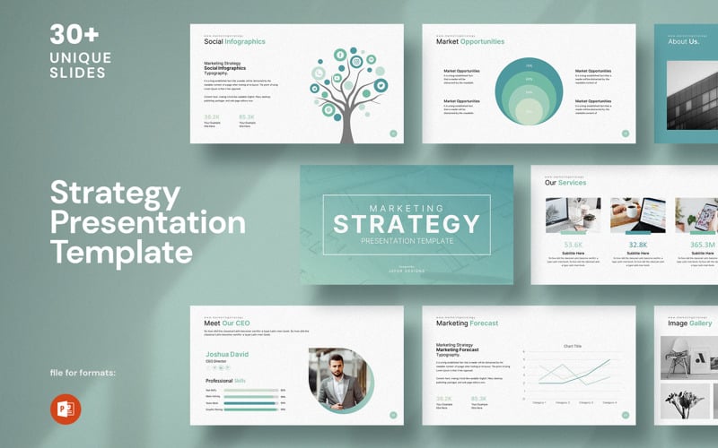 marketing powerpoint template original
