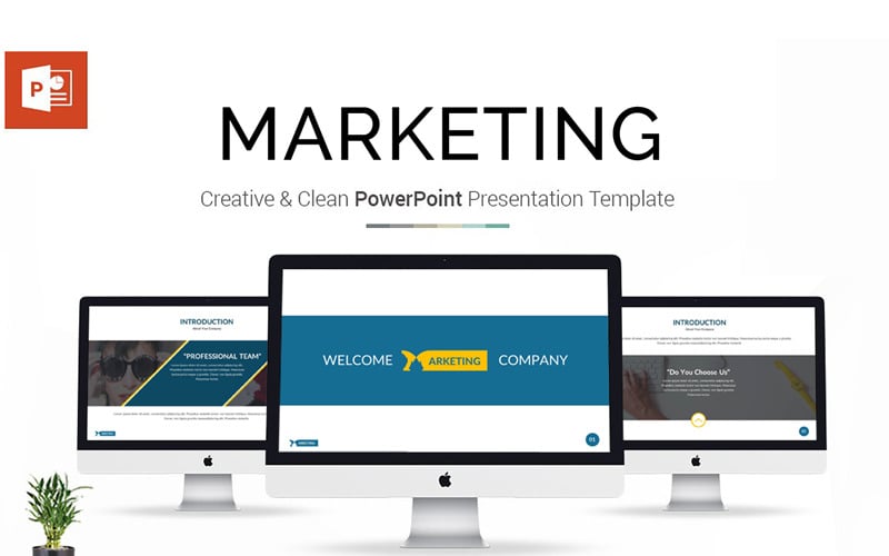 marketing powerpoint template original
