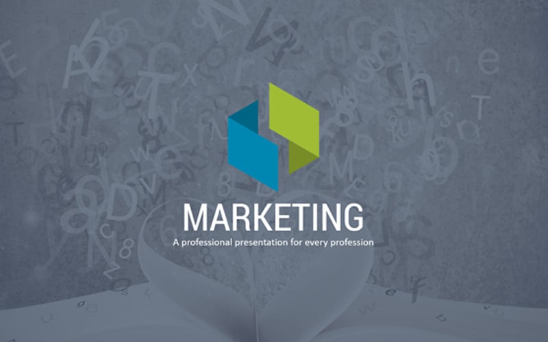 marketing powerpoint template original