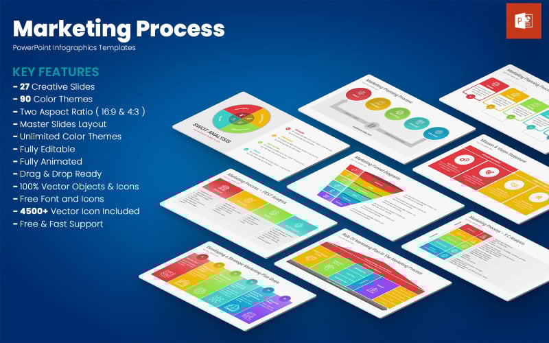 marketing process powerpoint templates original