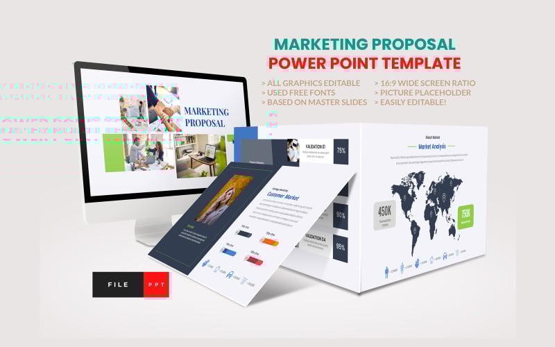 marketing proposal power point template original