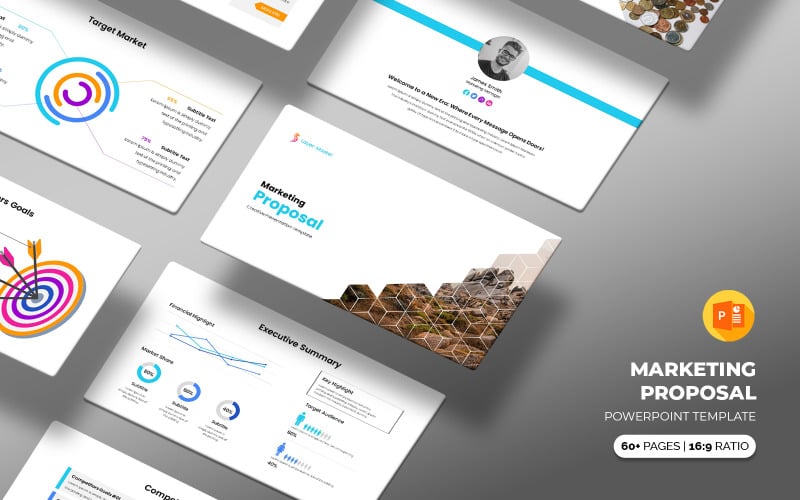 marketing proposal powerpoint template original