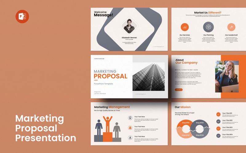 marketing proposal pptx template original
