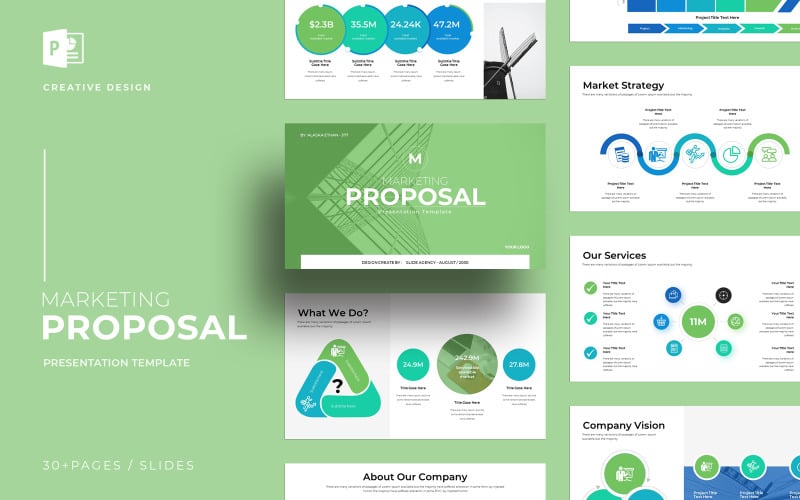 marketing proposal presentation template original