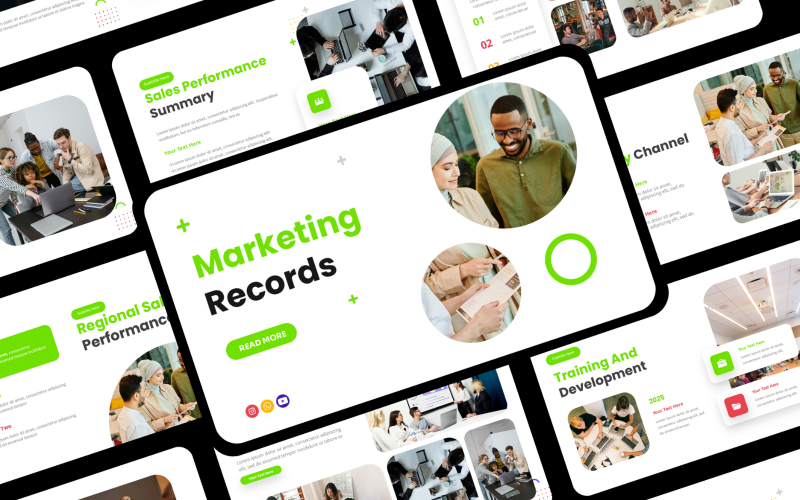 marketing records business presentation original