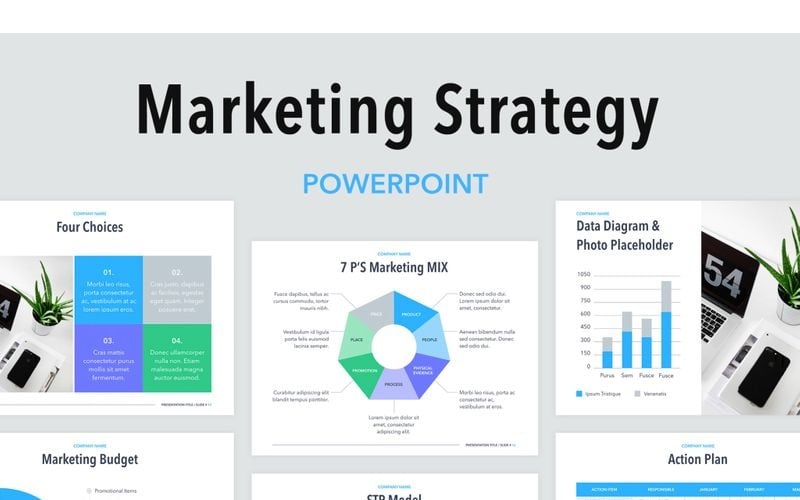 marketing strategy powerpoint template original