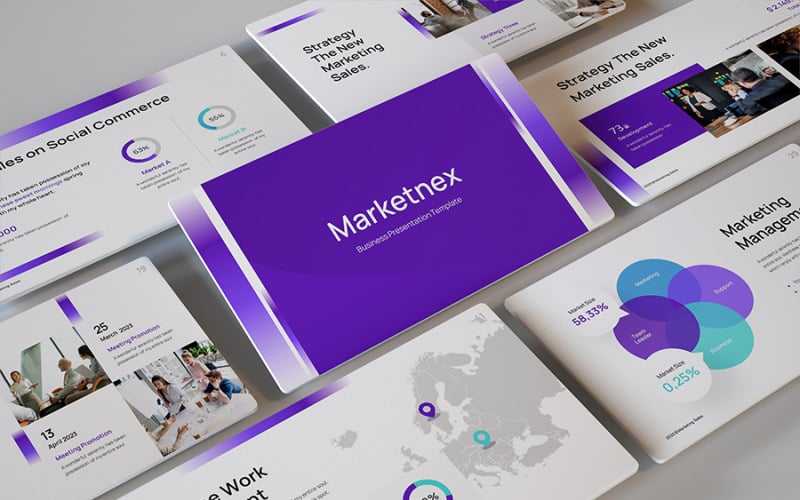marketnex business sales powerpoint template original