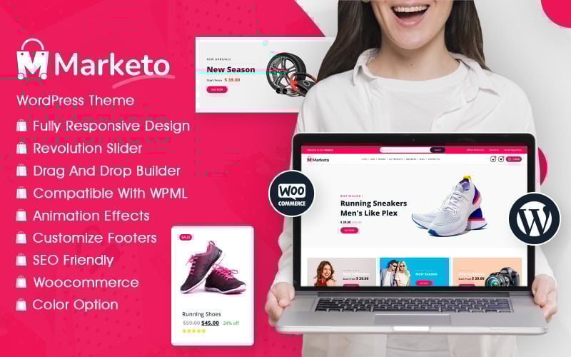 marketo ecommerce amp multivendor marketplace woocommerce wordpress theme original