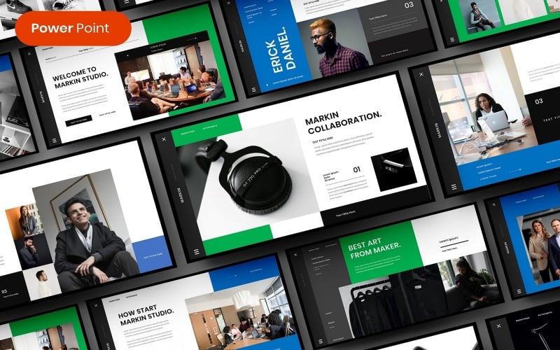 markin busines powerpoint template original