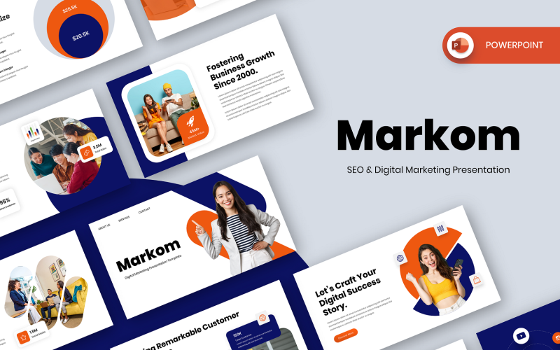 markom seo amp digital marketing powerpoint original