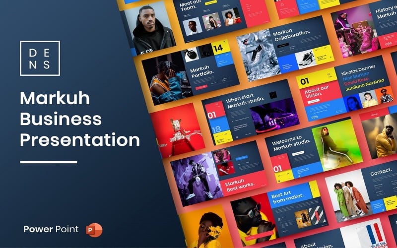 markuh business powerpoint template original