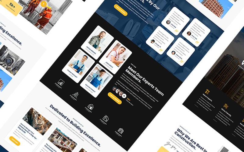 marsh builder pro elementor construction wordpress theme original