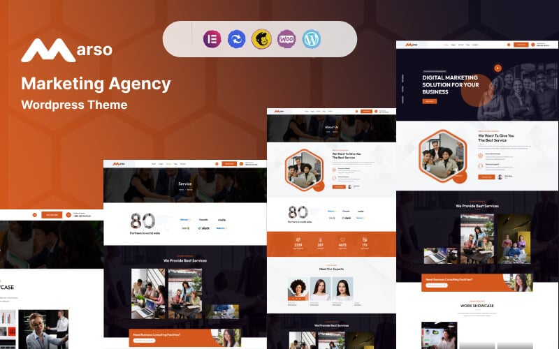 marso digital marketing agency wordpress theme original