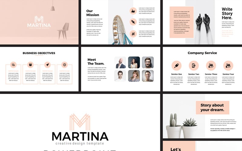 martina modern powerpoint template original
