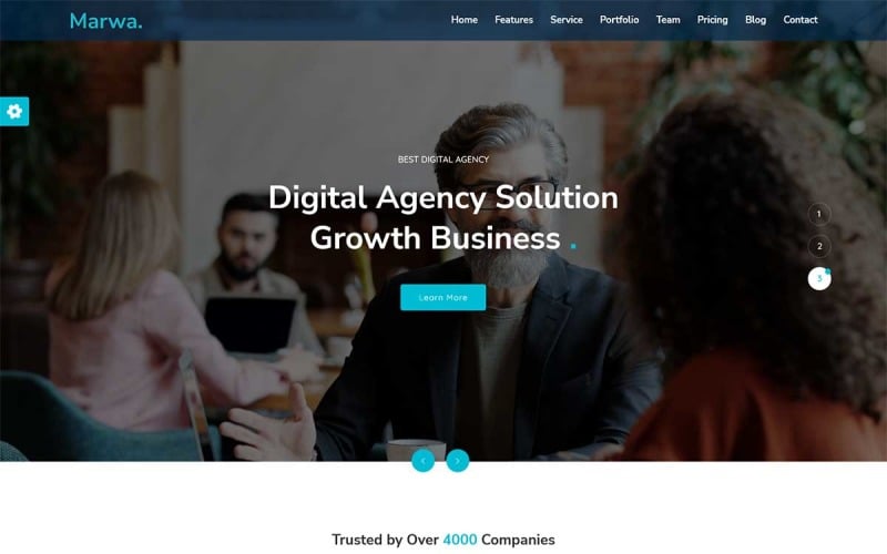 marwa digital agency react template original