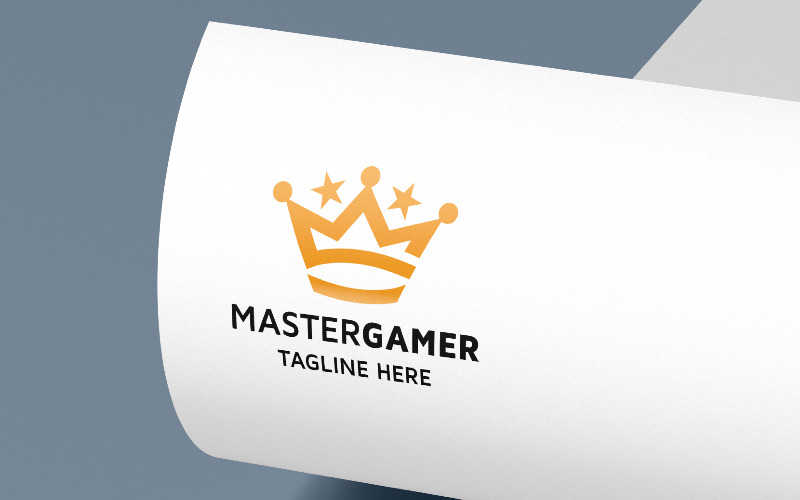master gamer pro logo template original