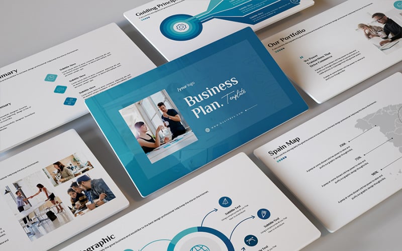 masters business plan powerpoint template original