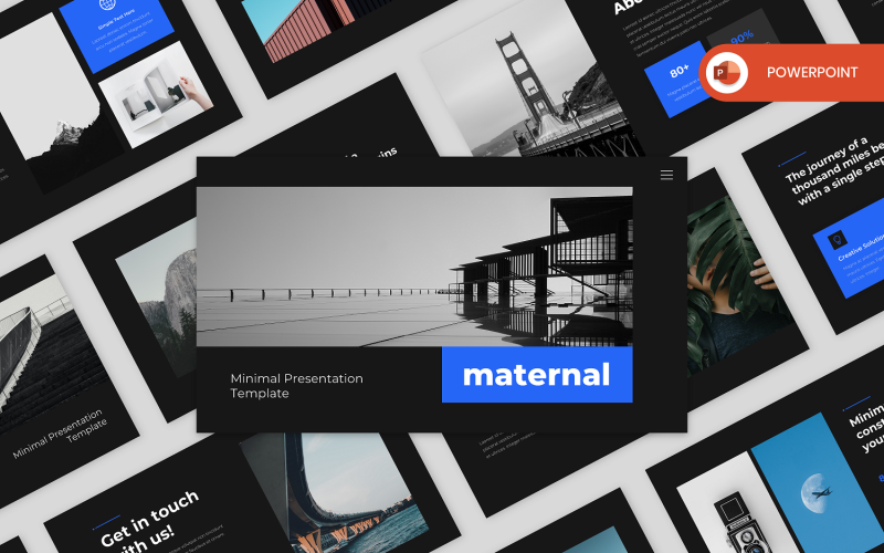 maternal minimal powerpoint template original