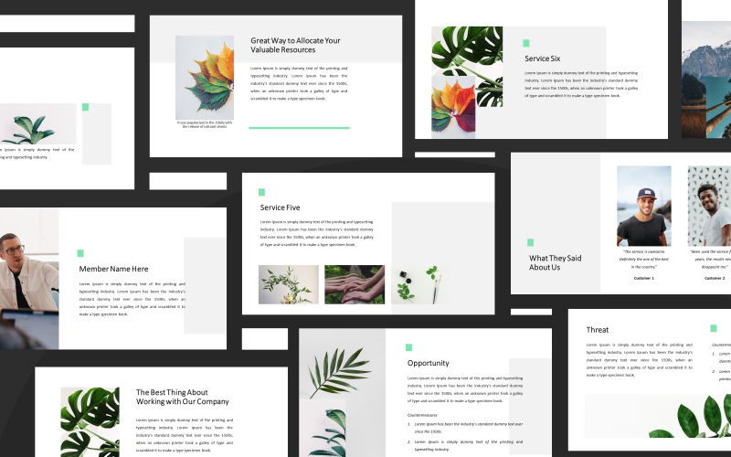 matsuri minimalist presentation powerpoint template original