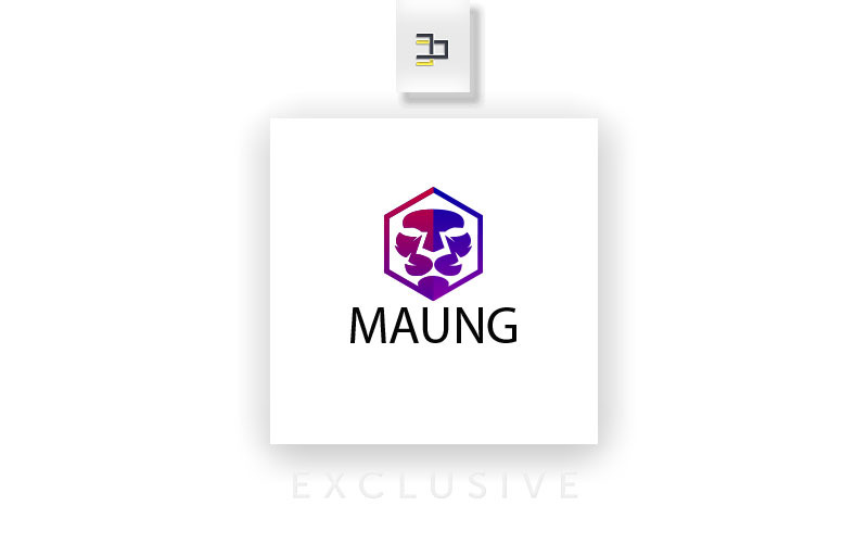 maung bandung logo template original