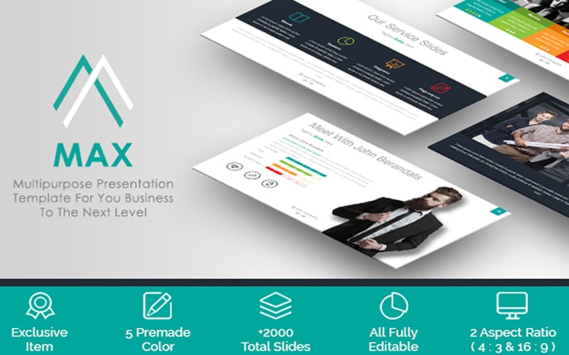 max powerpoint template original