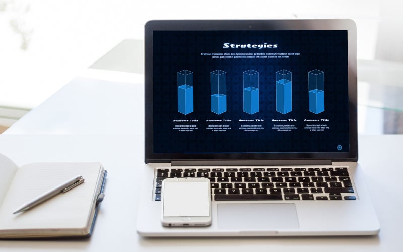 max tech technology presentation powerpoint template original