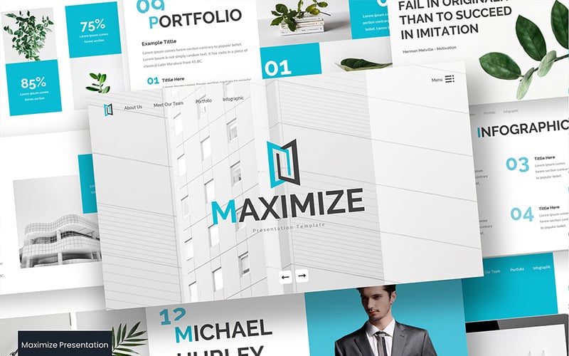 maximize powerpoint template original