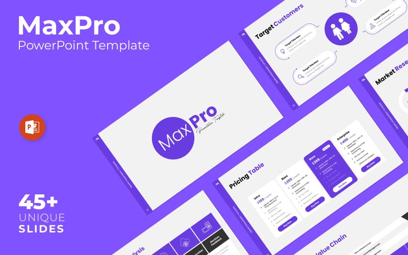 maxpro powerpoint presentation template original