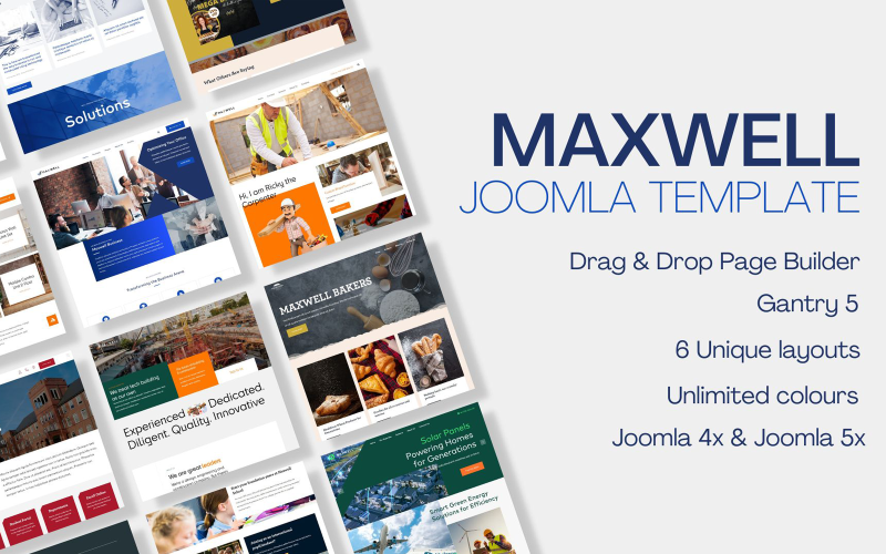 maxwell multipurpose joomla template original