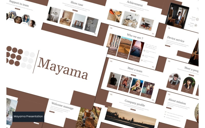 mayama powerpoint template original