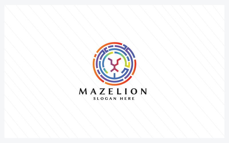 maze lion pro logo templates original
