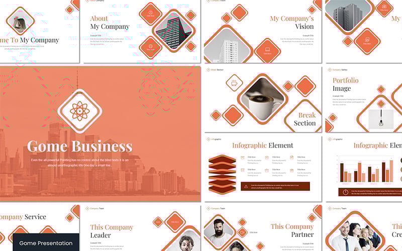 me business powerpoint template original