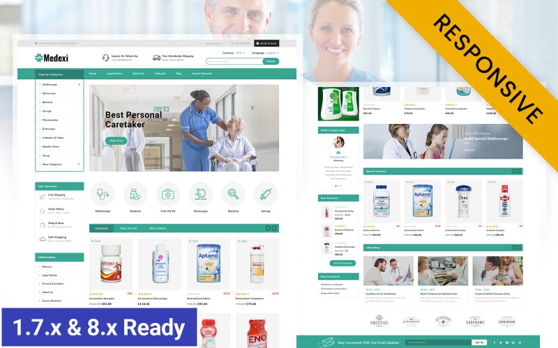 medexi medical store prestashop responsive theme original